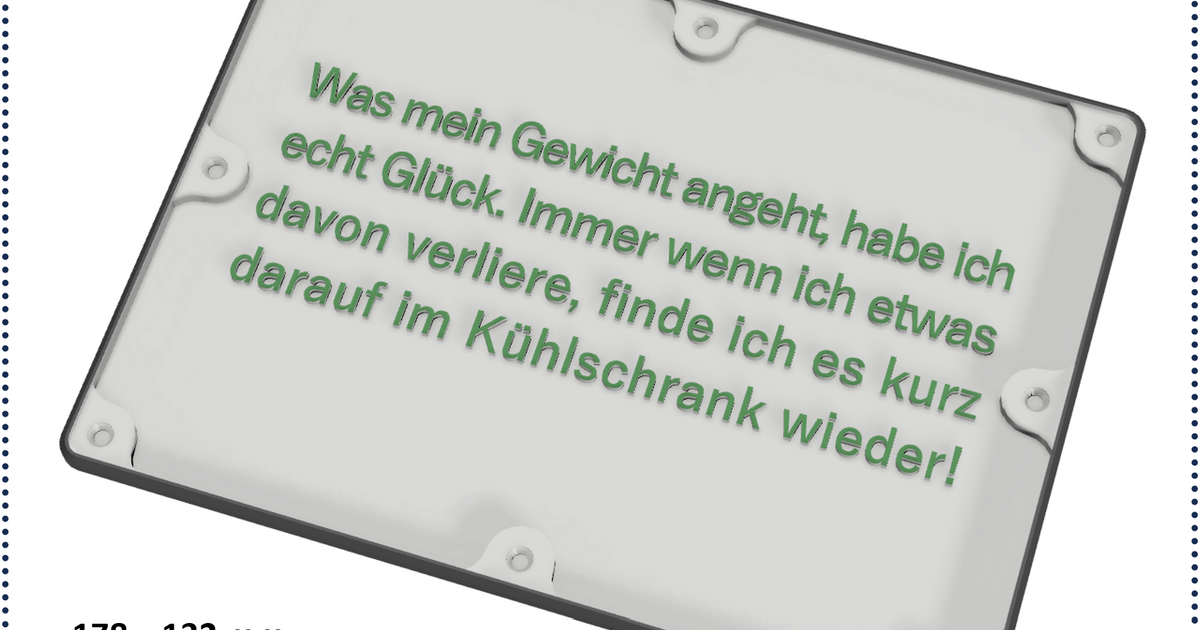 Lustige Sprüche für Büro und Freunde Mein Gewicht by vmLOGIC