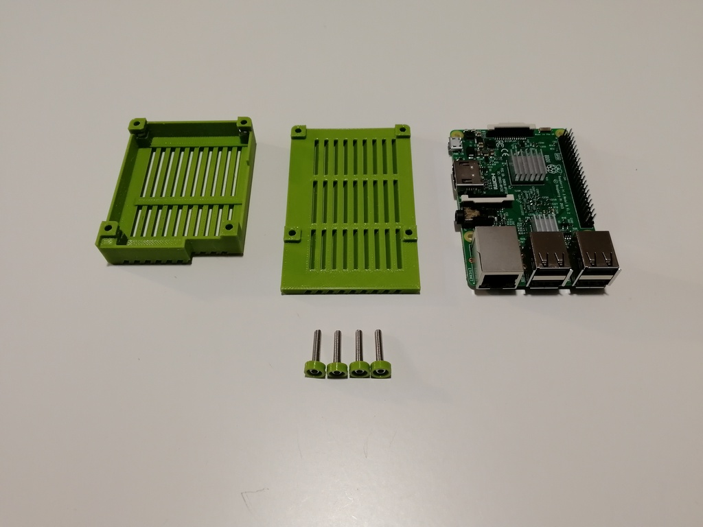 Raspberry Case for PI 3 - PI 2 - PI 1 by o3blig | Download free STL ...