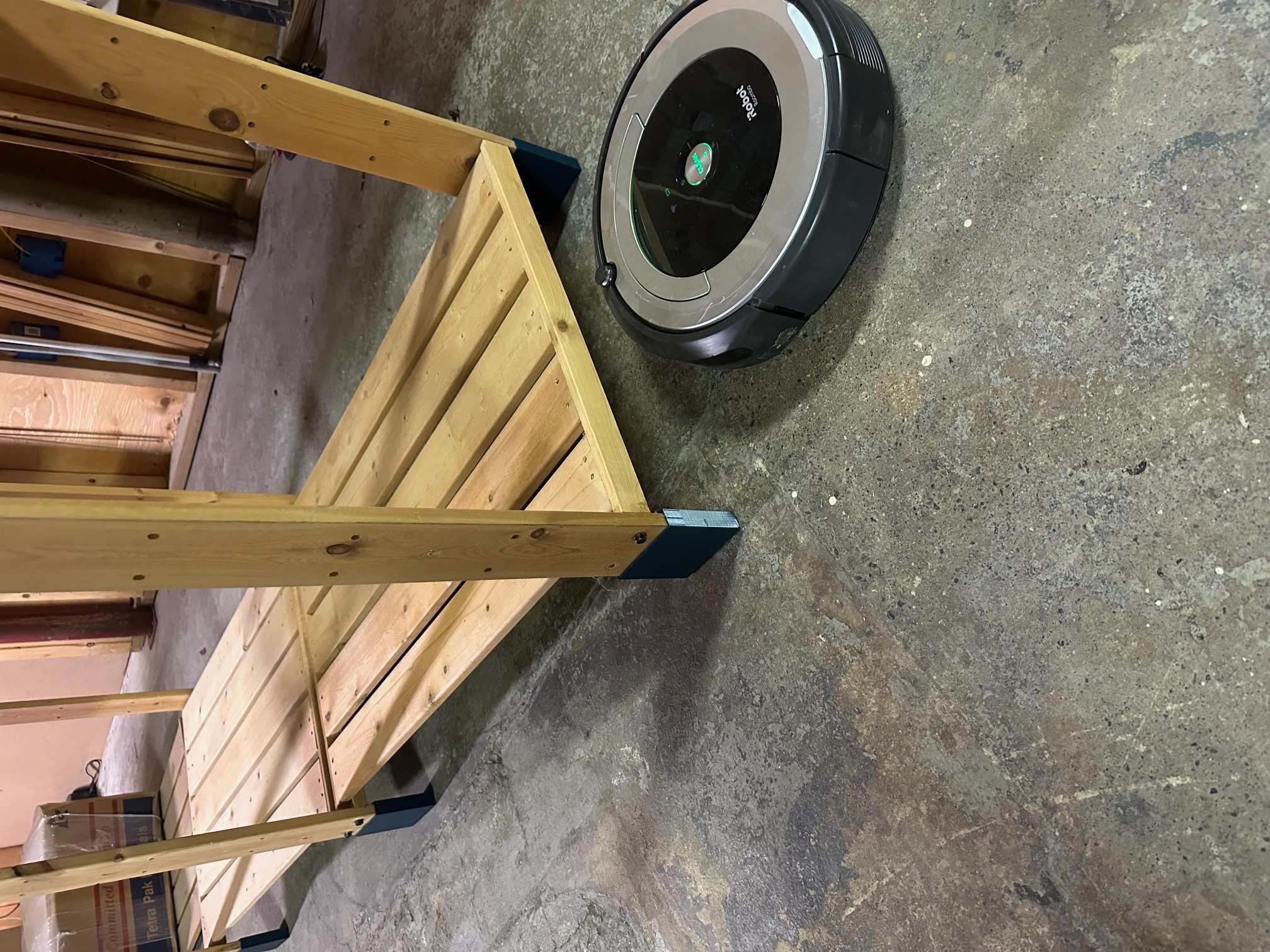 Ikea Gorm Storage Rack Riser - Roomba height