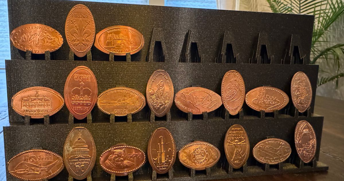 Pressed Penny (Elongated Coin) Display by darthGinger Download free