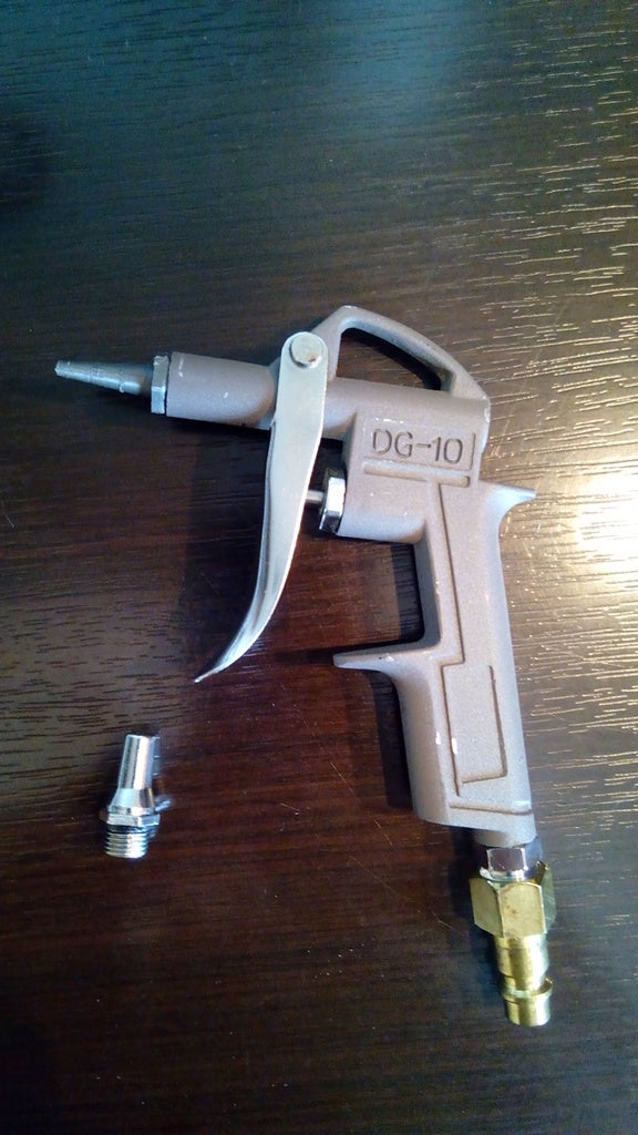 Air nozzle for air gun, 1mm hole