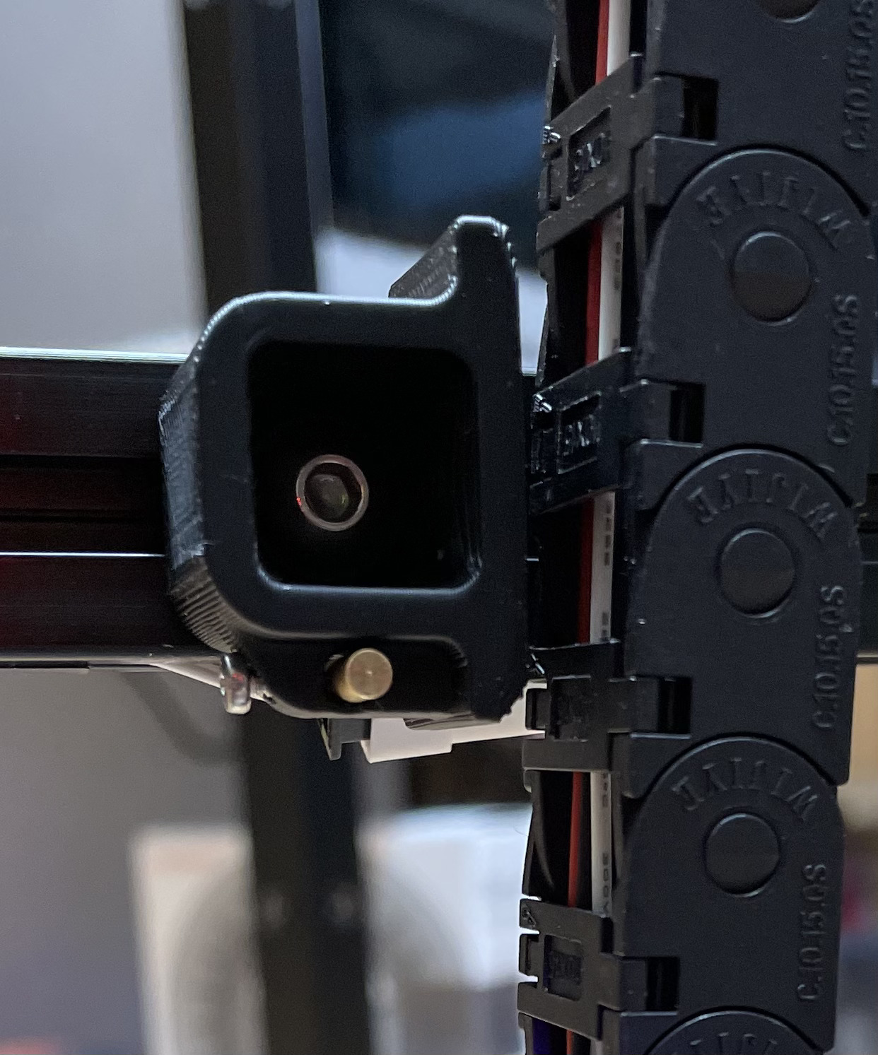 Voron 2.4 Z Chain Guide Chamber Thermistor mount by Arek Download