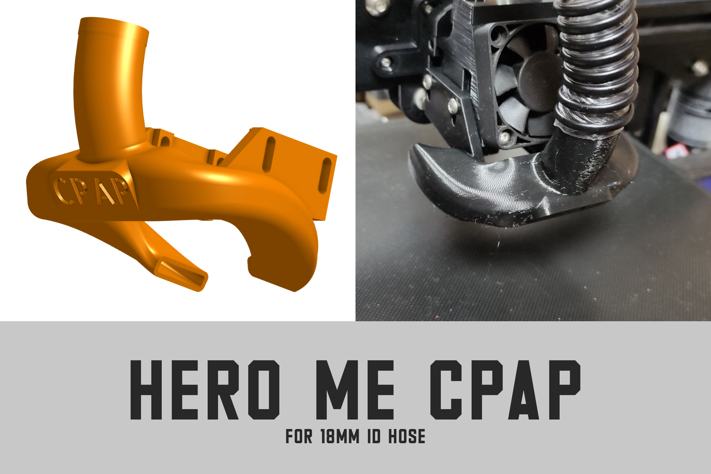 Hero Me Gen7 CPAP dual ducts