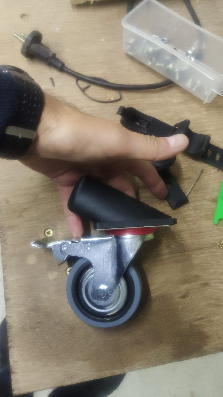 Crivit bike workstand caster wheels (Lidl) by kjprintcrafters Download free STL model