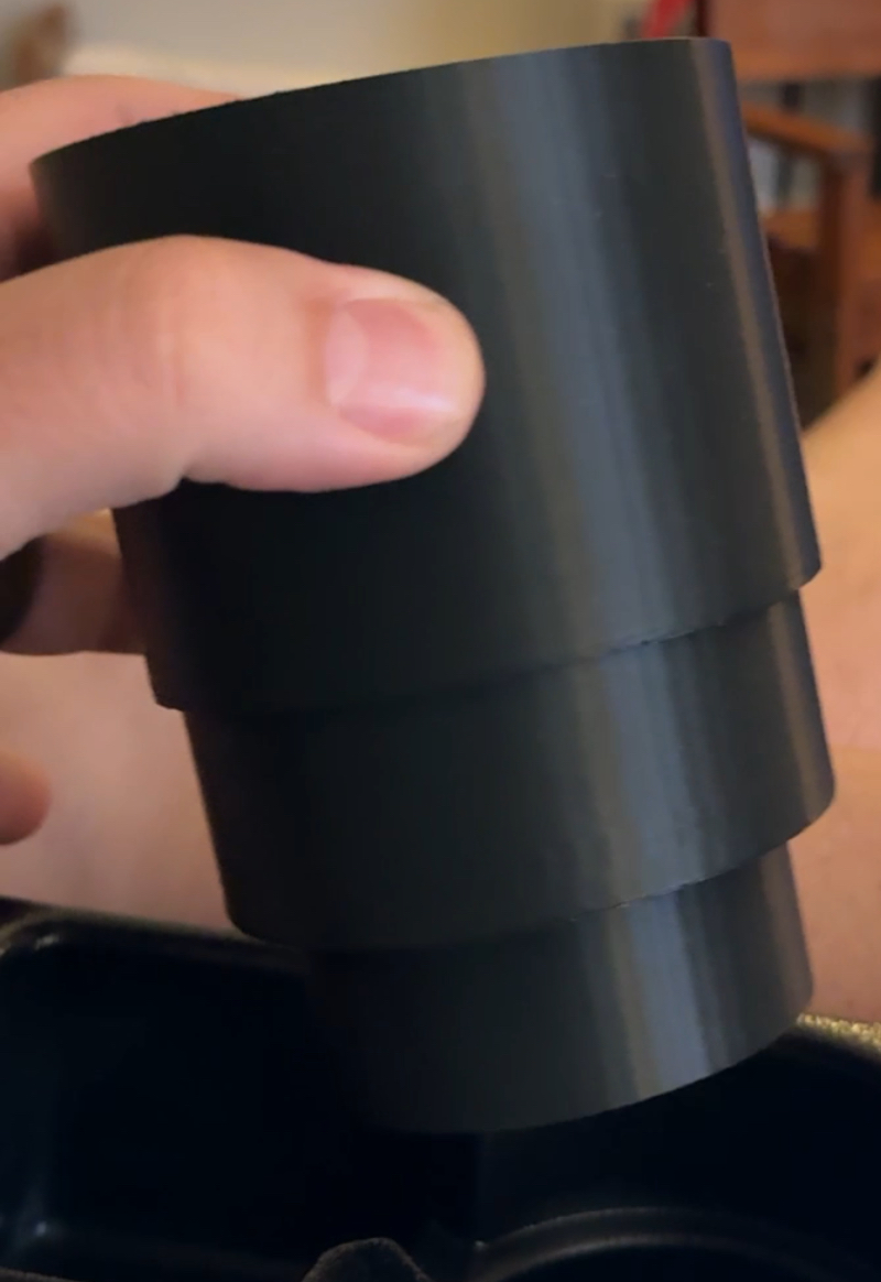 Cup Holder Adapter (For Large Cups in Smaller Cup Holders) by Stephen