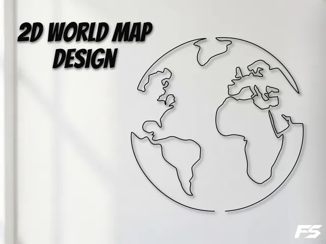 2D World Map Design