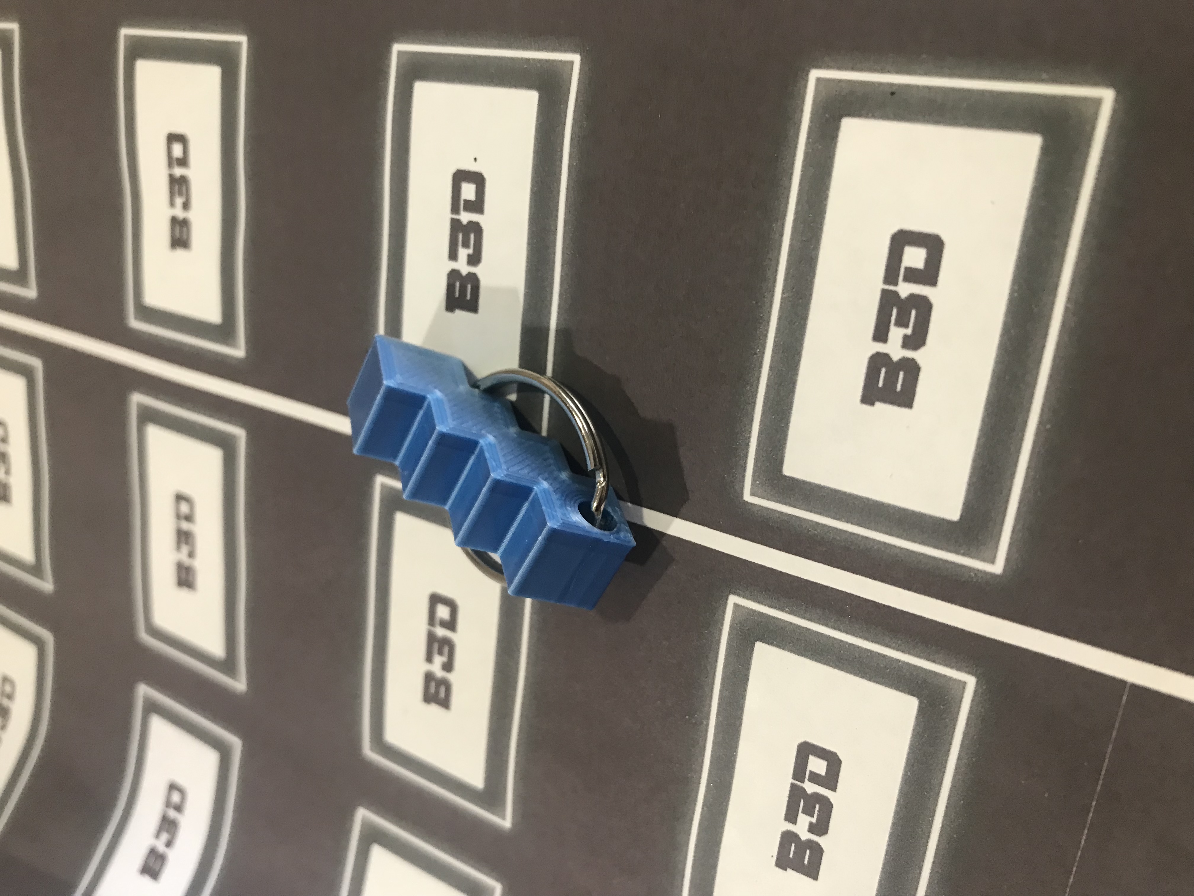 cool shaped square bagtag