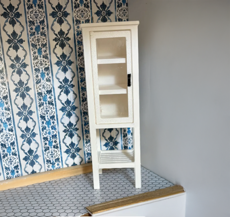 Dollhouse Scale 1:12 Bathroom Storage Cabinet