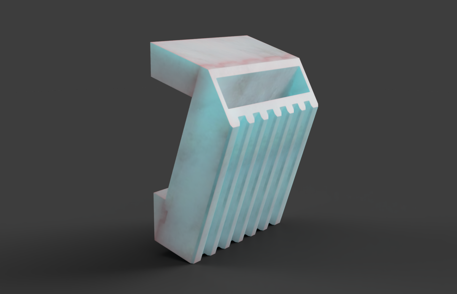 KOMB - Bathroom Comb Holder 3D model