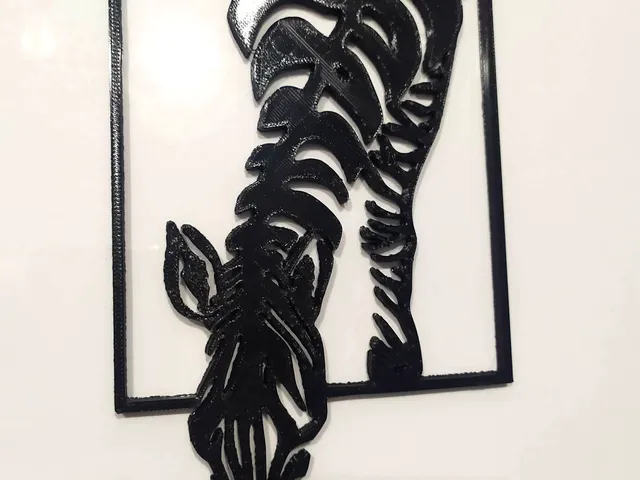 Zebra. Wall panel
