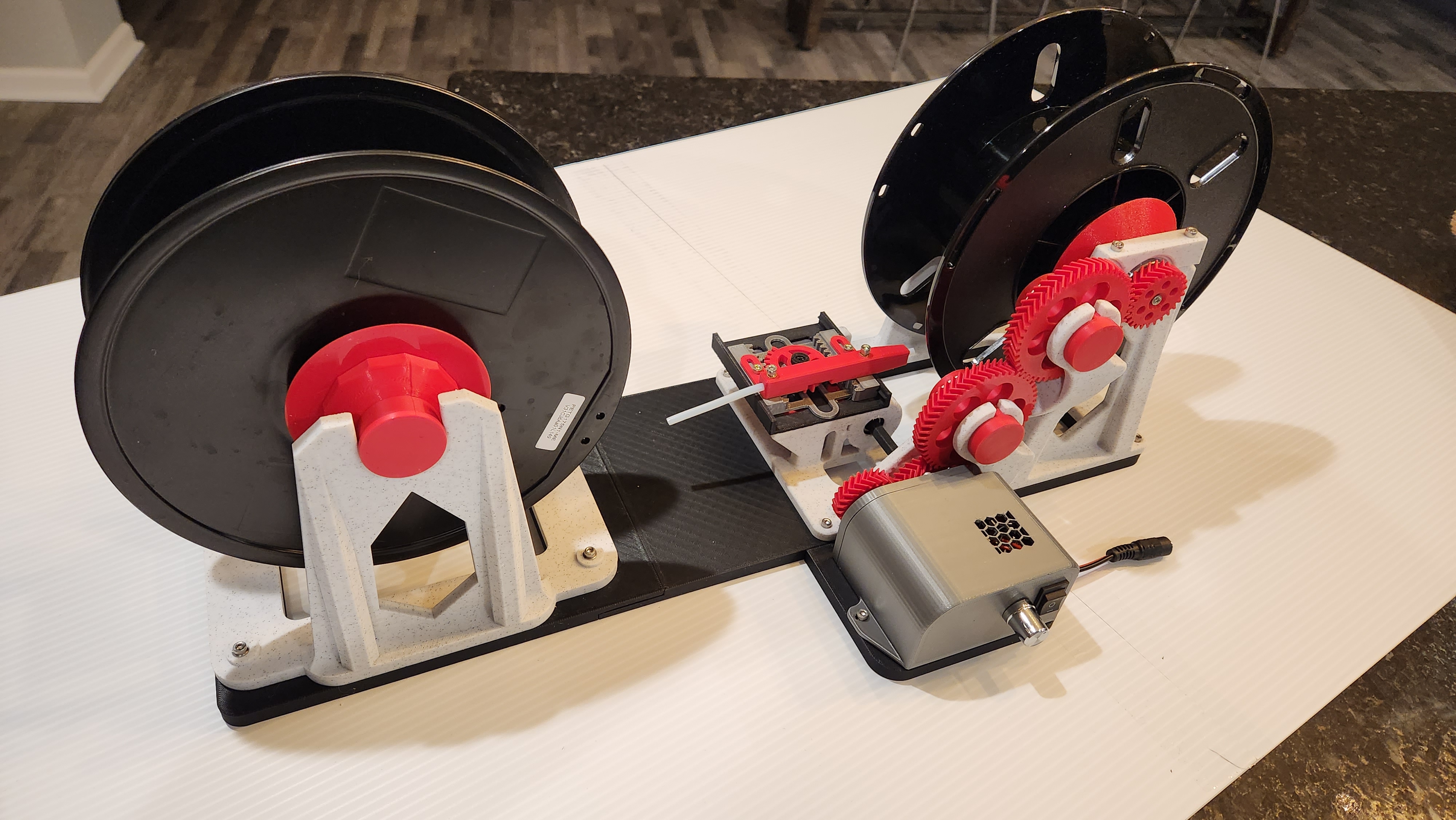 Awesome filament spool rewinder mount by sstevenson72 download free