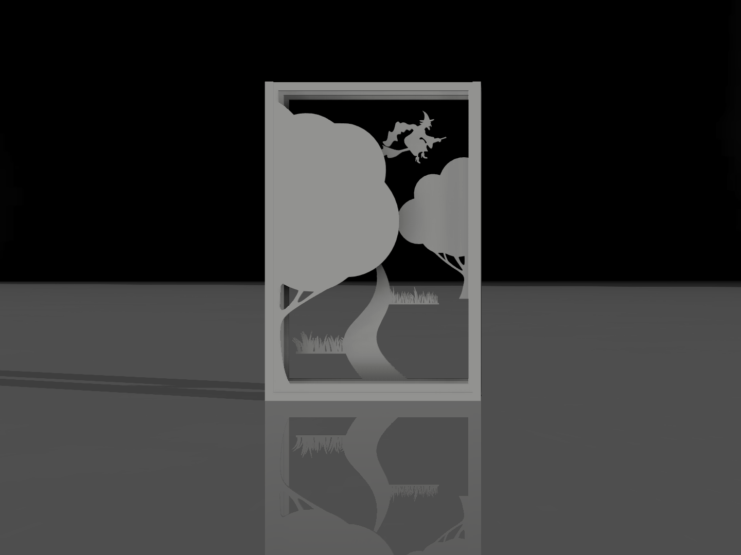Halloween diorama 2.5d by David A. | Download free STL model ...