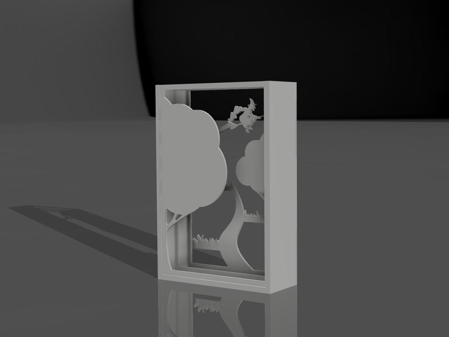 Halloween diorama 2.5d by David A. | Download free STL model ...