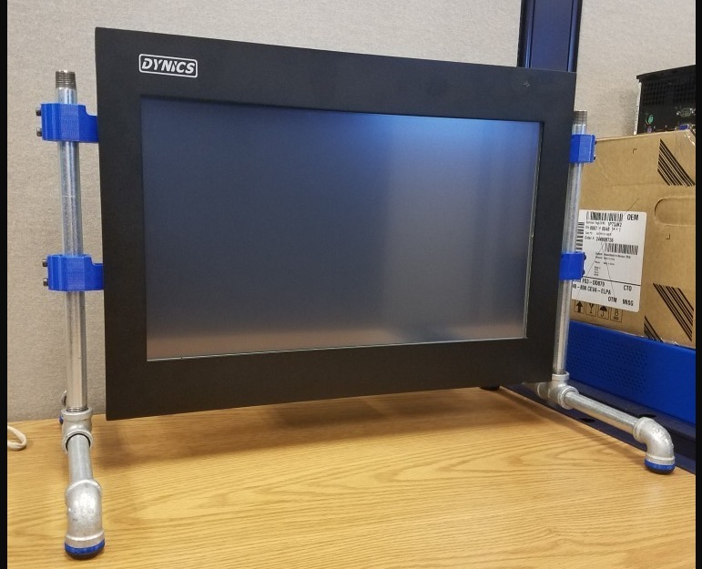 Ghetto Touch Screen With Integrated PC Stand