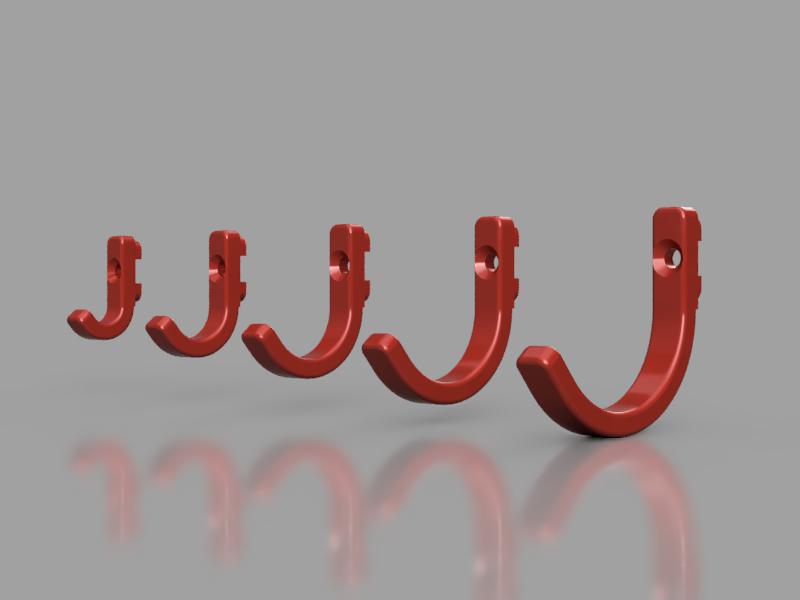 Miniatura 3 do modelo 3D Hooks for Skadis