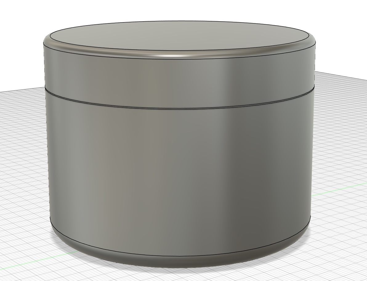 Dose mit Gewindedeckel / Can with threaded lid