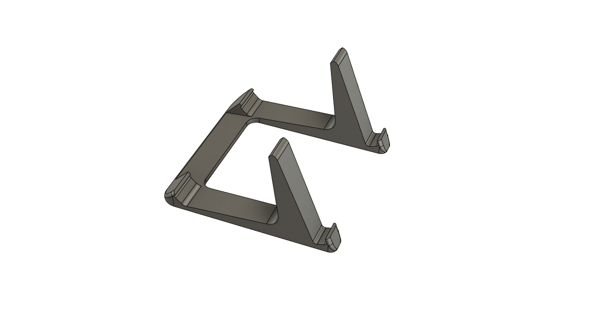 Phone And Tablet Stand Two Ways By JakeBot Download Free STL Model   Tablet Stand V2 V7 