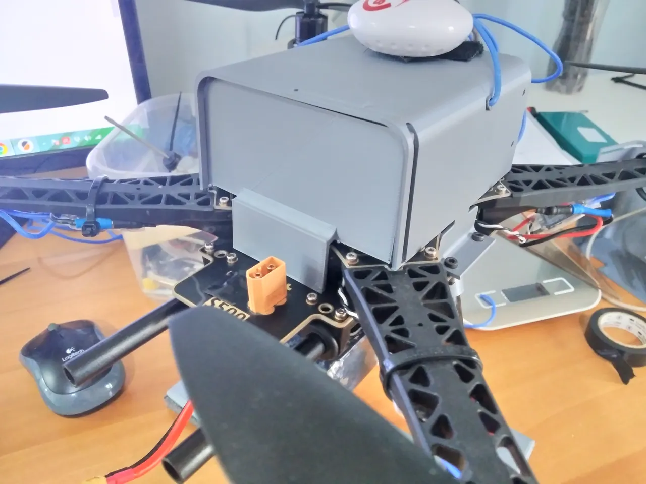 Small case for S500 frame by Pisc | Download free STL model ...