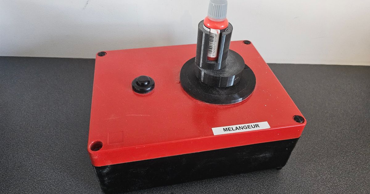 paint mixer by Julien Soulard Download free STL model