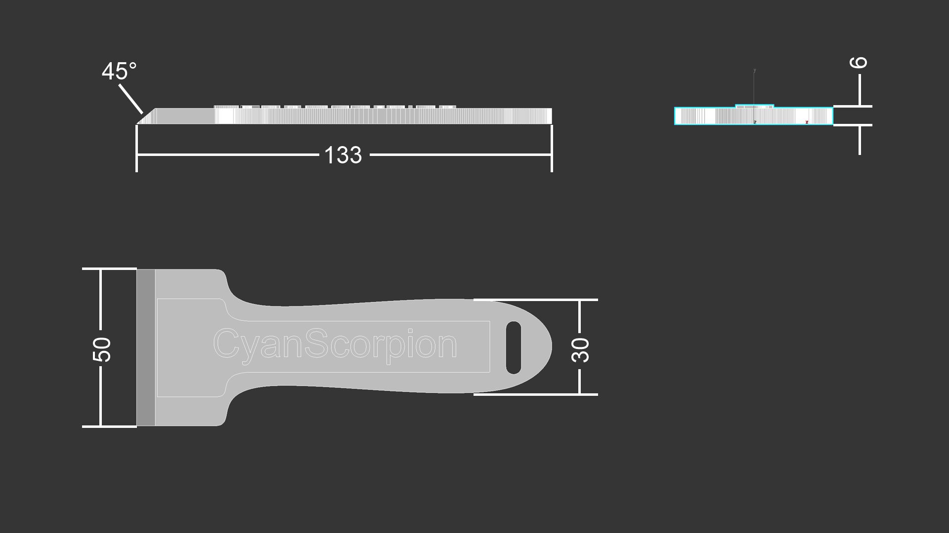 Spatula for print models by Meisech Download free STL model