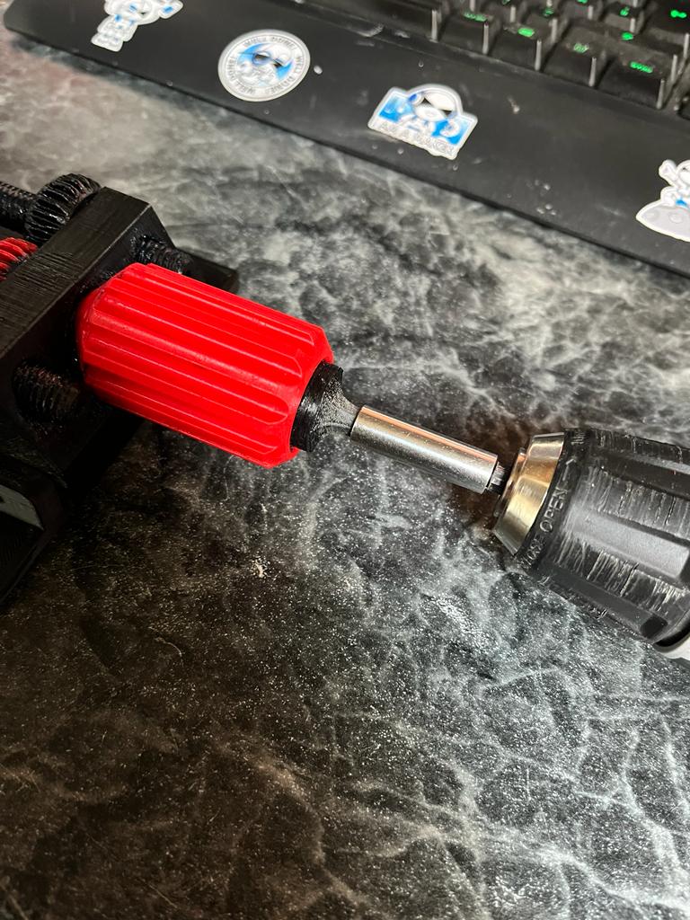Drill adapter for Vise with long handle