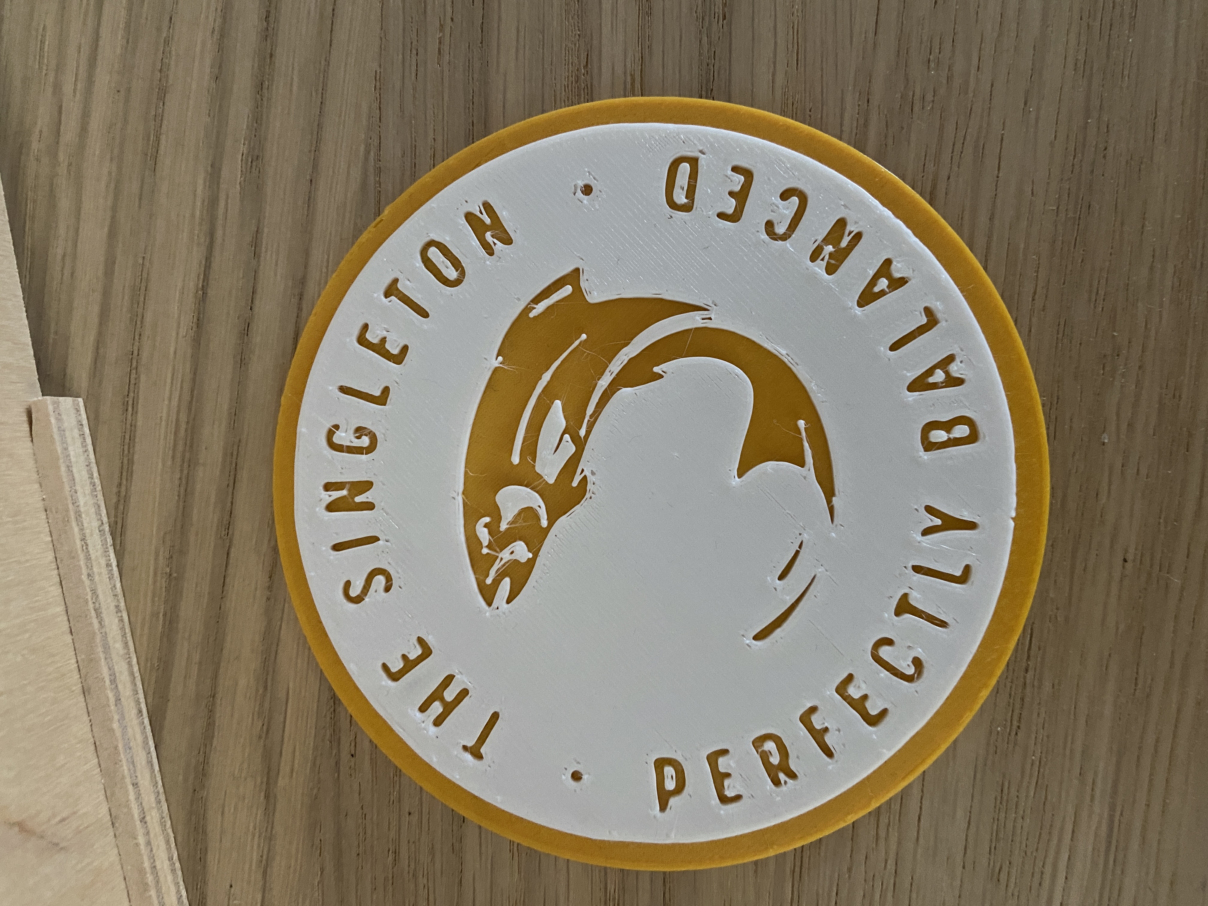 Untersetzer mit Singleton Logo - Coaster with Singleton Logo