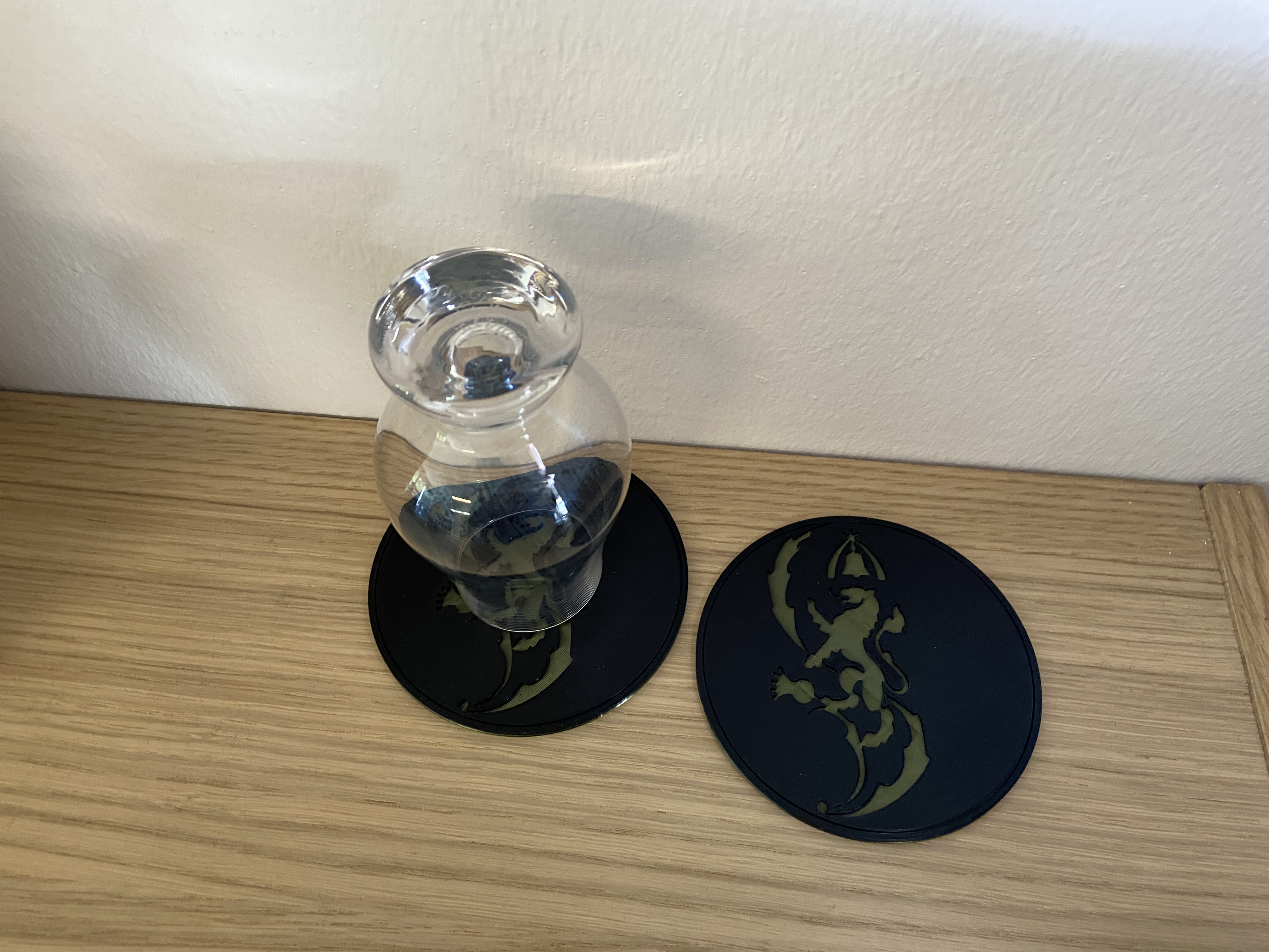 Untersetzer mit Lagavulin Logo - Coaster with Lagavulin Logo