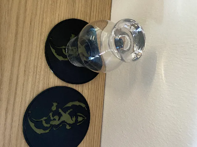 Untersetzer mit Lagavulin Logo - Coaster with Lagavulin Logo