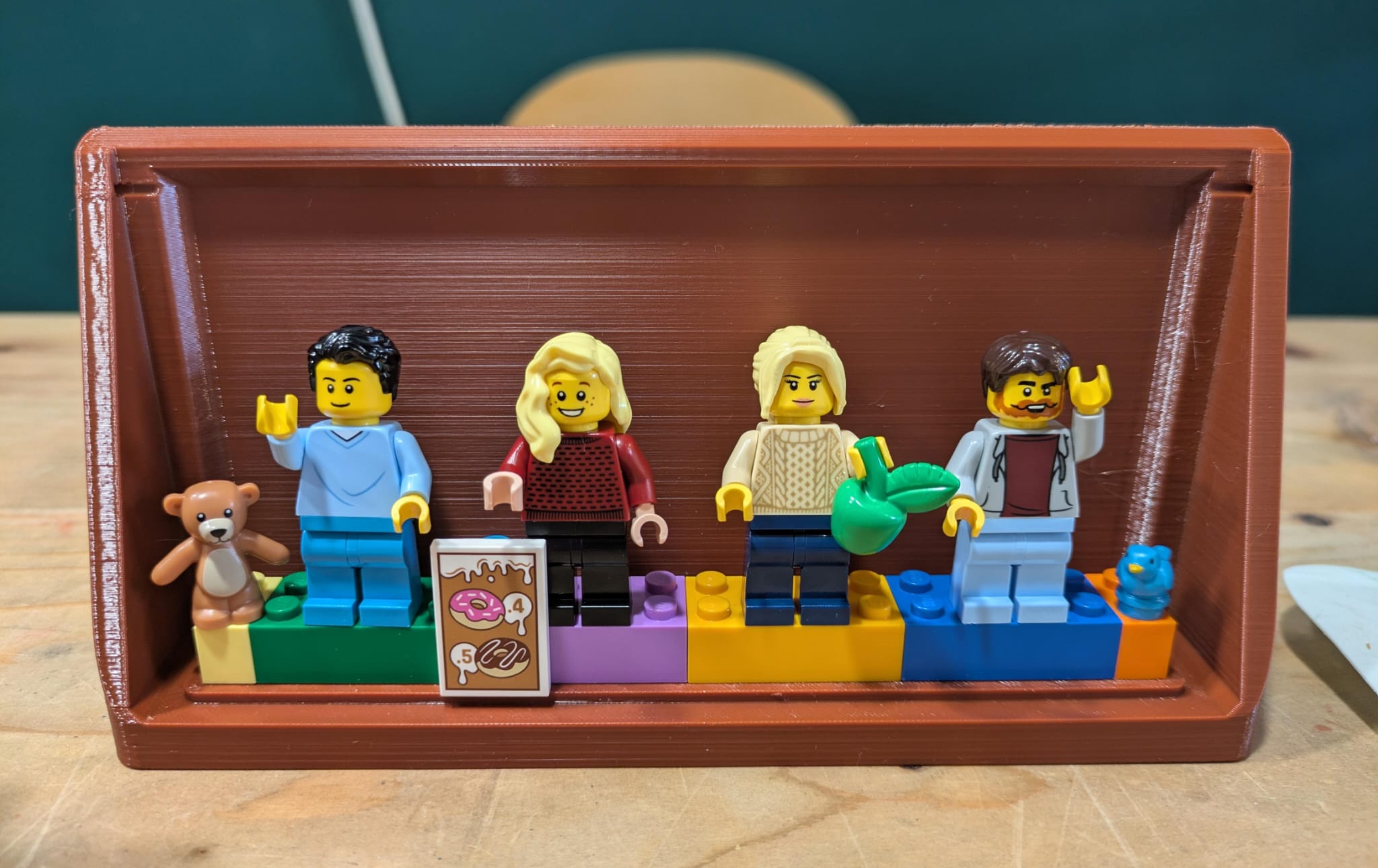 Lego podium display gift