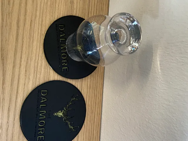 Untersetzer mit Dalmore Logo -- Coaster with Dalmore Logo