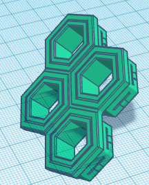 Four pin honey comb wall connector