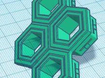 Four pin honey comb wall connector