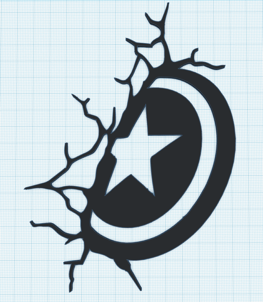 Captain America Shield wall decor