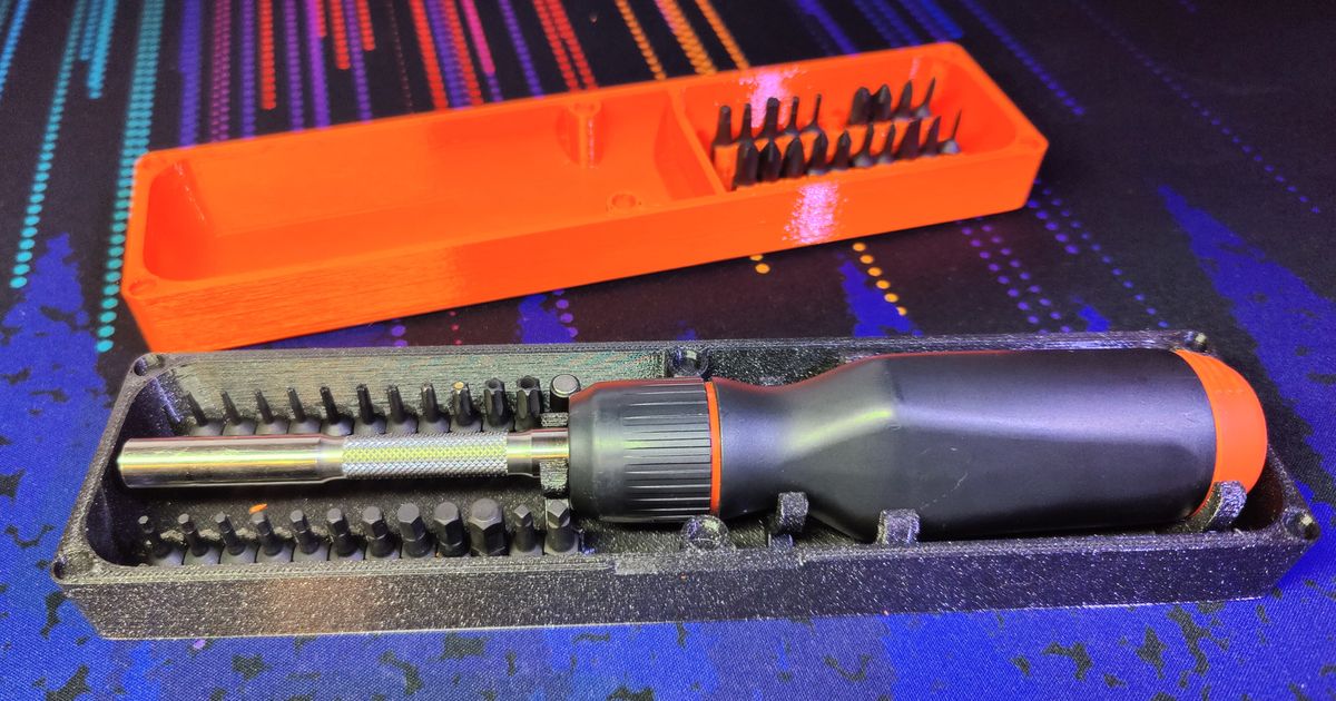 LTT Screwdriver Case With 44 Bit Holders by Nevertrust