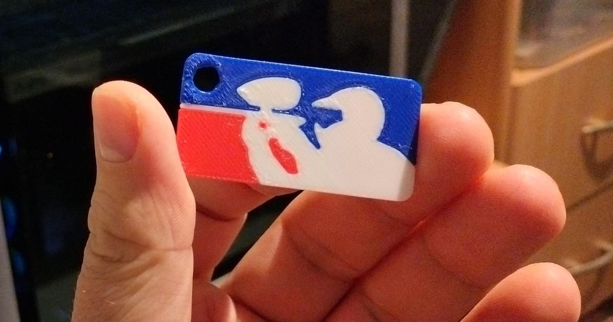 Major League Paintball key fob MMU by ippe Download free STL