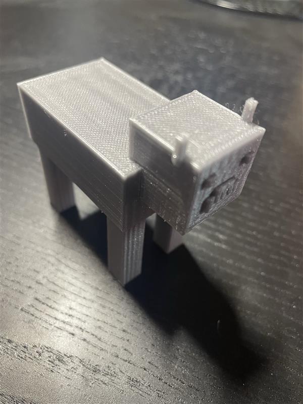 Minecraft cow by Dovid999 | Download free STL model | Printables.com