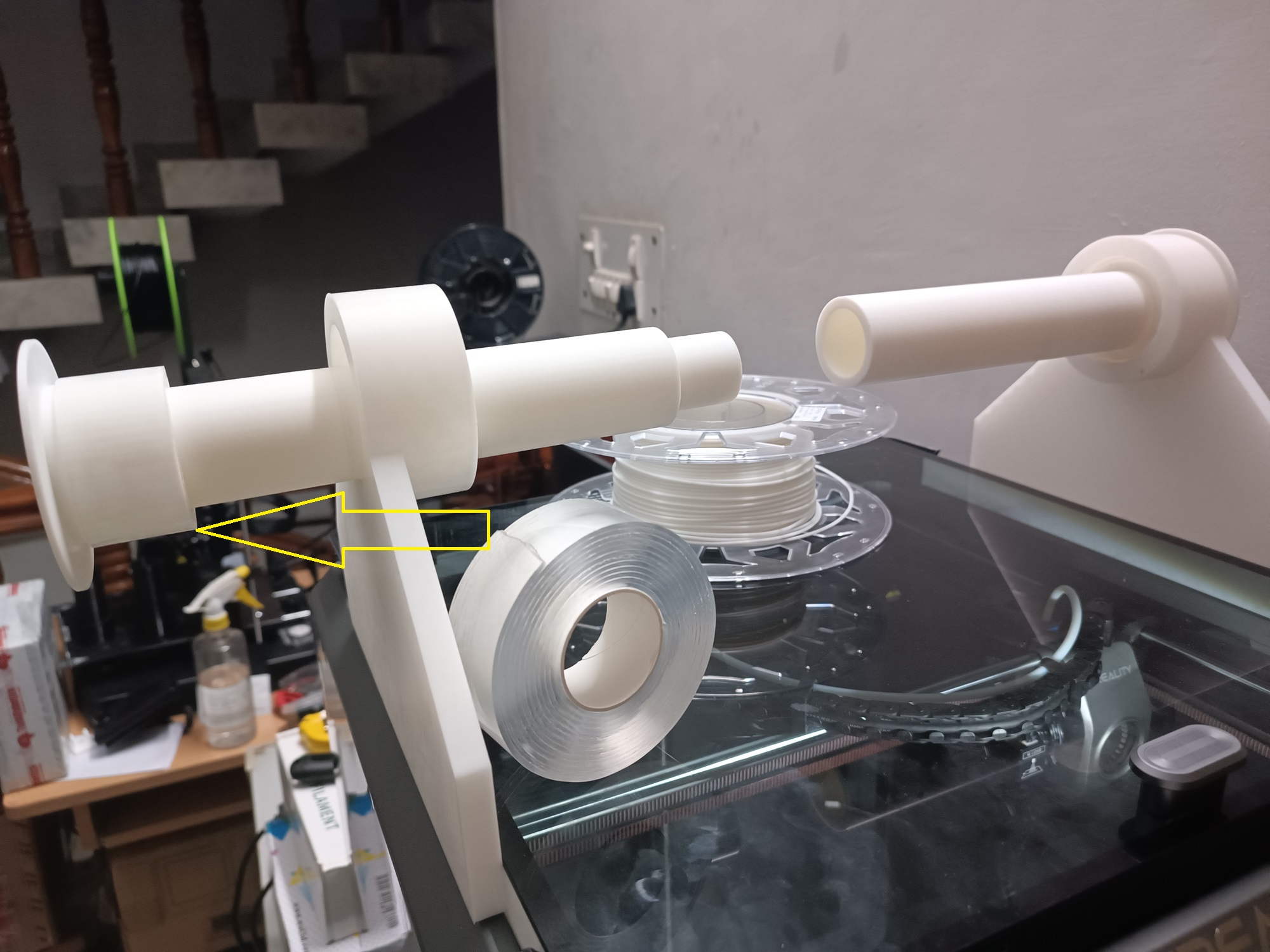 Creality K1 Max Top Spool Holder for TPU Printing by Mic Kuo, Download  free STL model