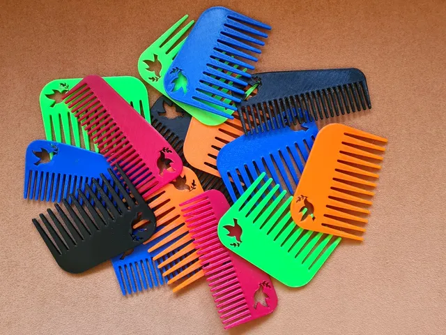 Hair Comb Peace Dove - Haar Kamm Frieden Taube
