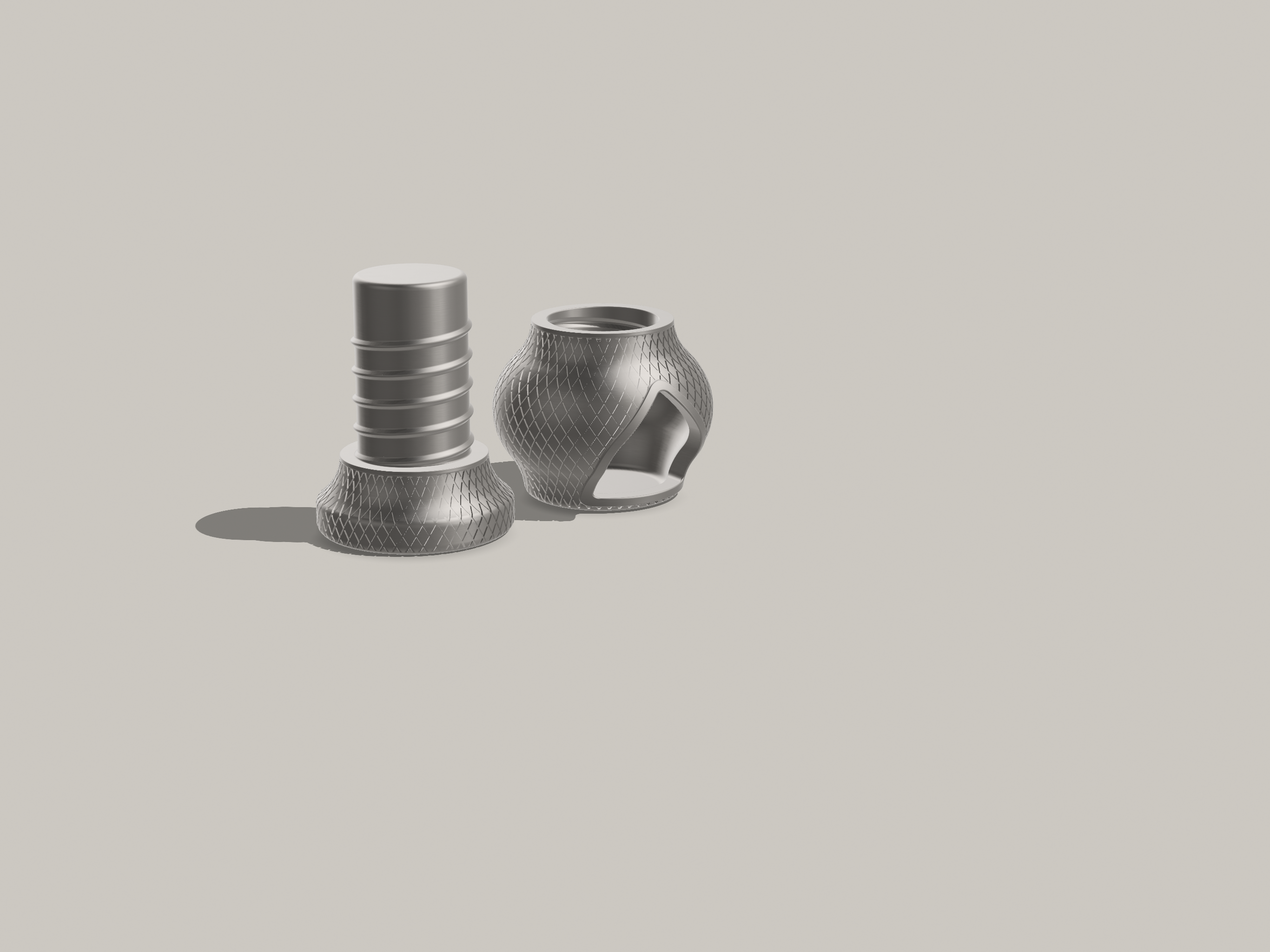 Miniatura 2 do modelo 3D A Screw based Nut Cracker