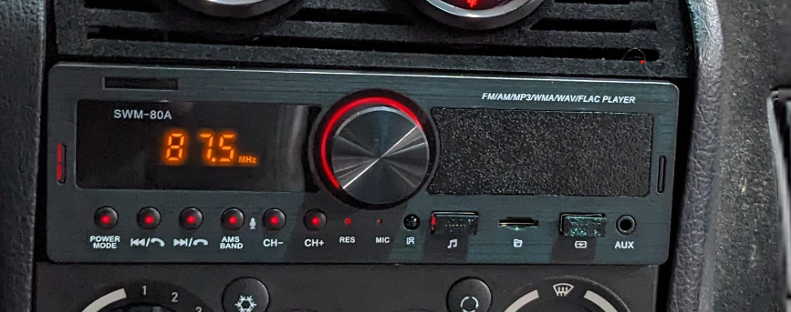 SWM-80a head unit equalizer trim piece by Richard Franks | Download ...