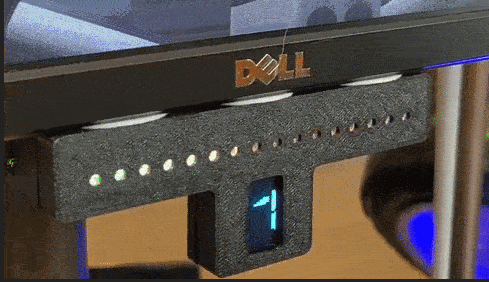 Simple Sim Racing Arduino tachometer + gear indicator Simhub by Richard ...