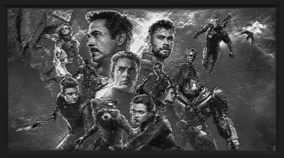 Avengers Endgame Lithophane
