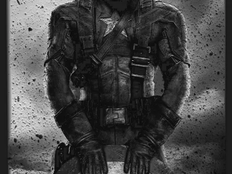 Captain America Lithophane
