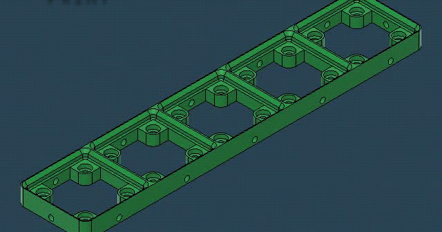 Gridfinity | Base: Skelet | 5x1 | select2stertPrint by s2sP | Download ...