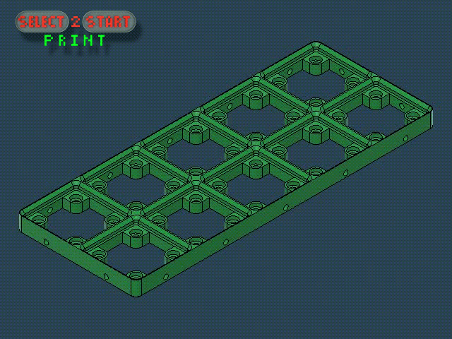 Gridfinity | Base: Skelet | 5x2 | select2stertPrint