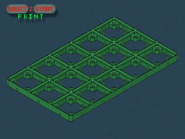 Gridfinity | Base: Skelet | 5x3 | select2stertPrint