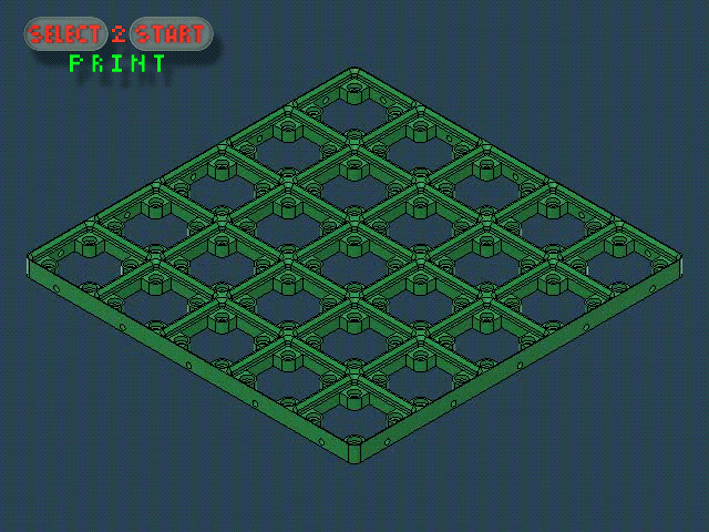 Gridfinity | Base: Skelet | 5x5 | select2stertPrint