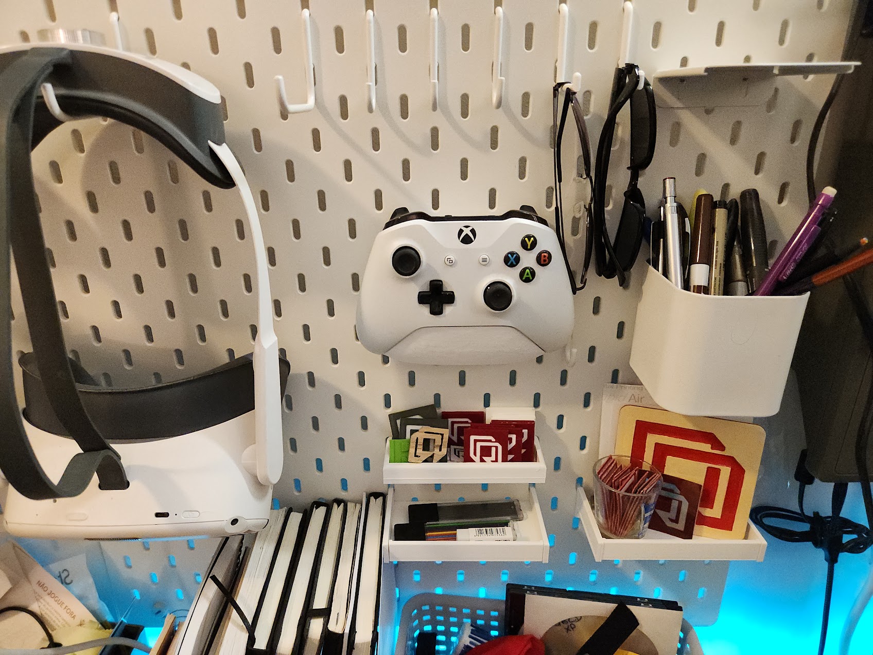 XBOX ONE Controller Stand for IKEA SKADIS - No Supports & Simplified