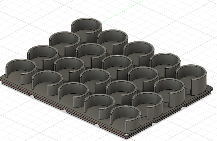Vallejo/Army Painter 4X3 Gridfinity Paintrack