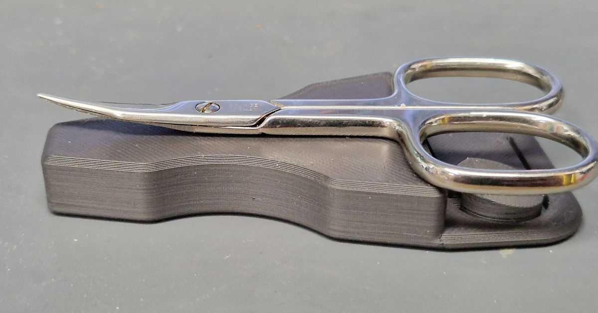 Nail Scissors Case by DavidK Download free STL model